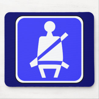 Seat Belt Sign Mouse Pad