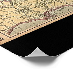 Seat of Civil War, 1861-1865 Map Poster | Zazzle