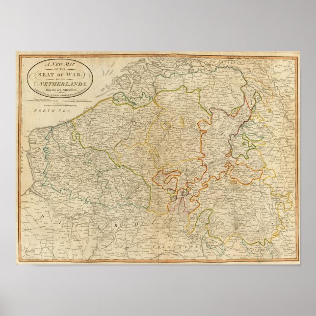 Seat of war Netherlands Poster (Front)