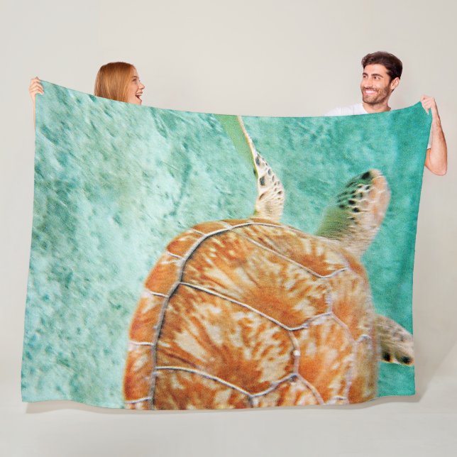 Seat Turtle Fleece Blanket (In Situ)