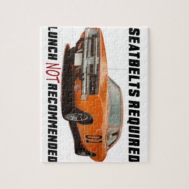 Seatbelts Required Charger Jigsaw Puzzle (Vertical)