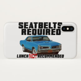 Seatbelts Required for GTO iPhone X Case