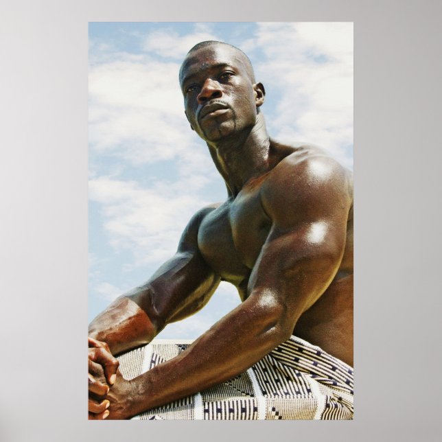 Seated African Poster (Front)