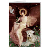 Seated Angel - Wheaten Terrier 1 (Front)