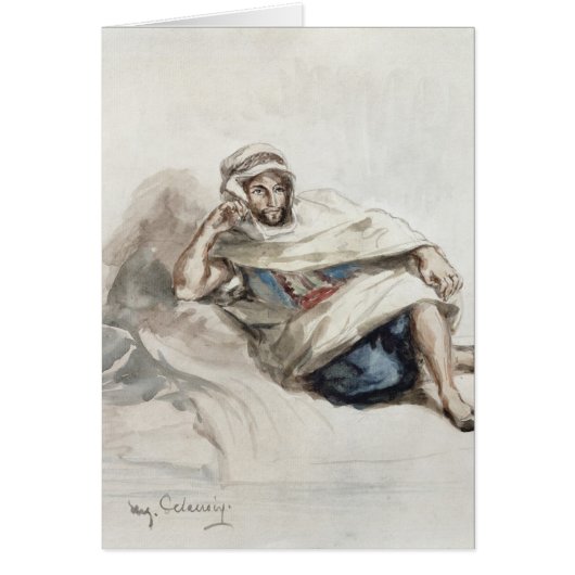 Seated Arab Cards (Front)