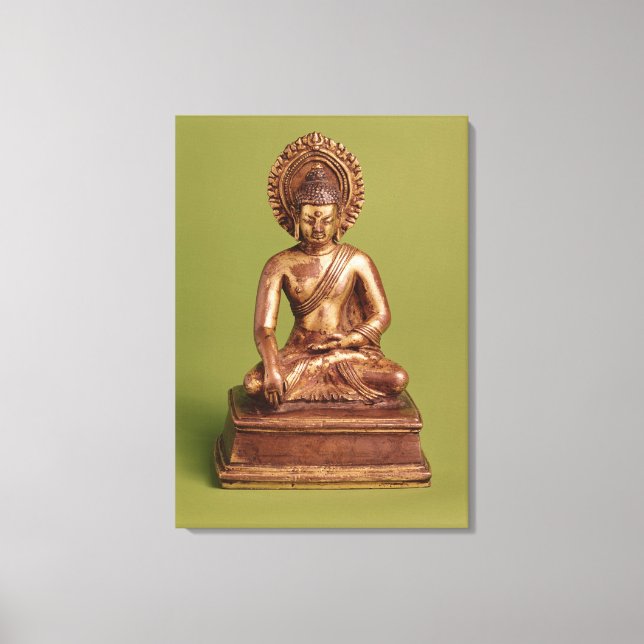 Seated Buddha Canvas Print (Front)