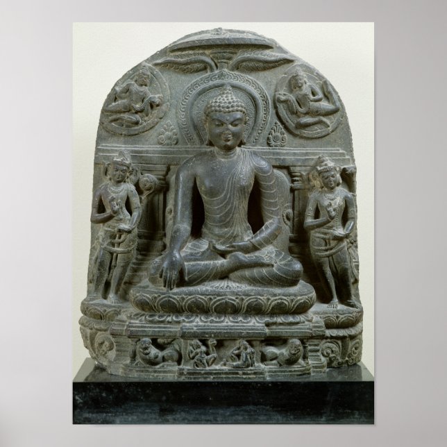 Seated Buddha in meditation Poster (Front)