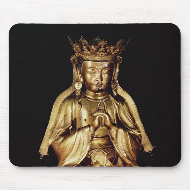 Seated Buddha Mouse Pad (Front)
