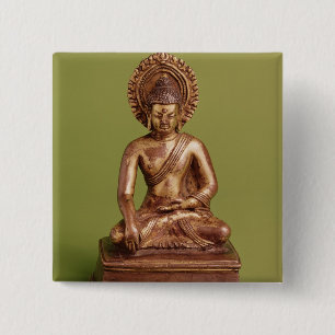 Seated Buddha Pinback Button