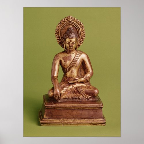 Seated Buddha Poster