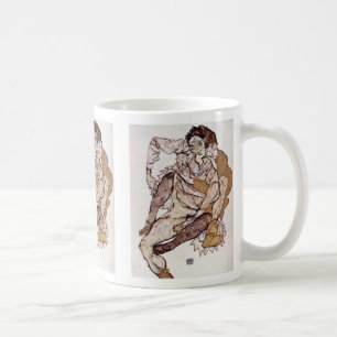 Seated Couple By Schiele Egon Coffee Mug