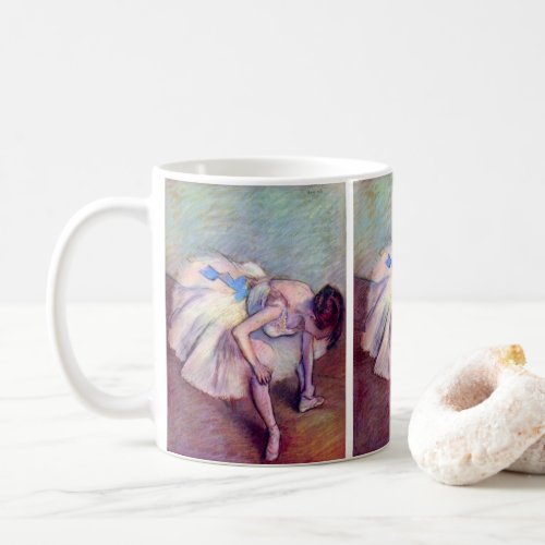 Seated Dancer by Edgar Degas Vintage Ballet Art Coffee Mug