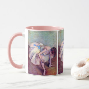 Seated Dancer by Edgar Degas, Vintage Ballet Art Mug