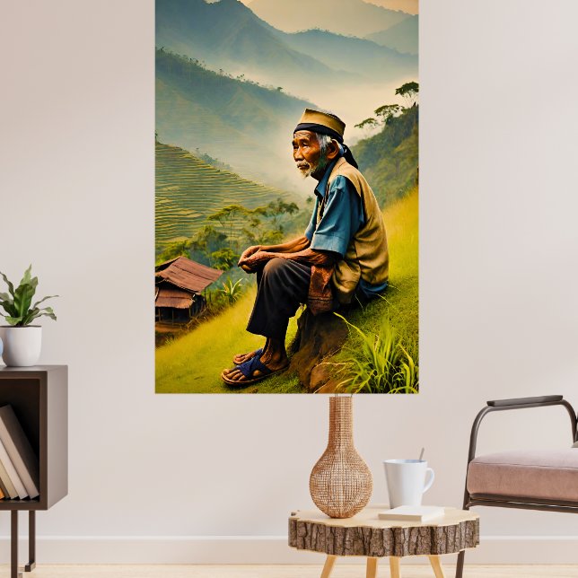 Seated in Serenity Poster (Living Room 3)