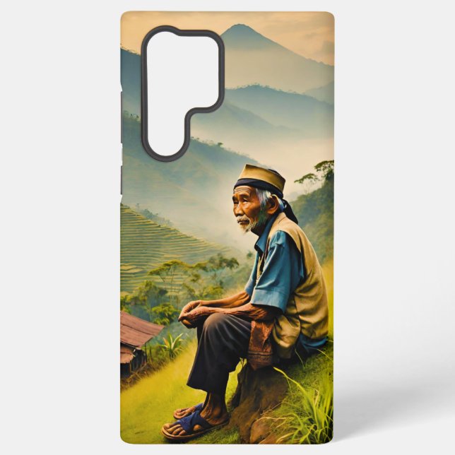 Seated in Serenity Samsung Galaxy Case (Back)