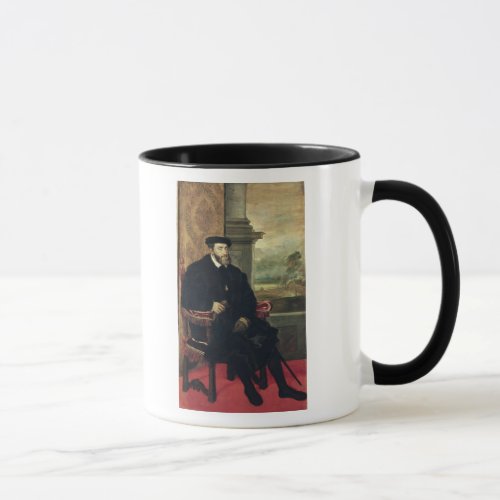 Seated Portrait of Emperor Charles V  1548 Mug