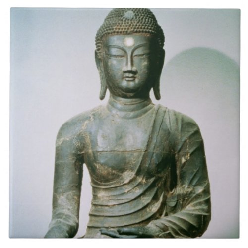 Seated Sakyamuni Buddha from Chungung_ni iron Tile