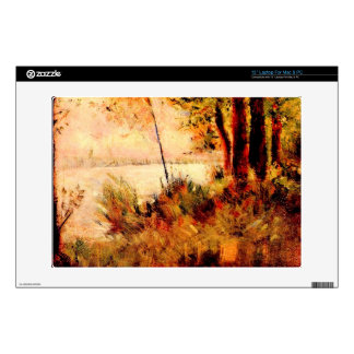 Seated slope by Georges Seurat 13" Laptop Skin