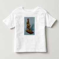 Seated statue of Imhotep  holding an open