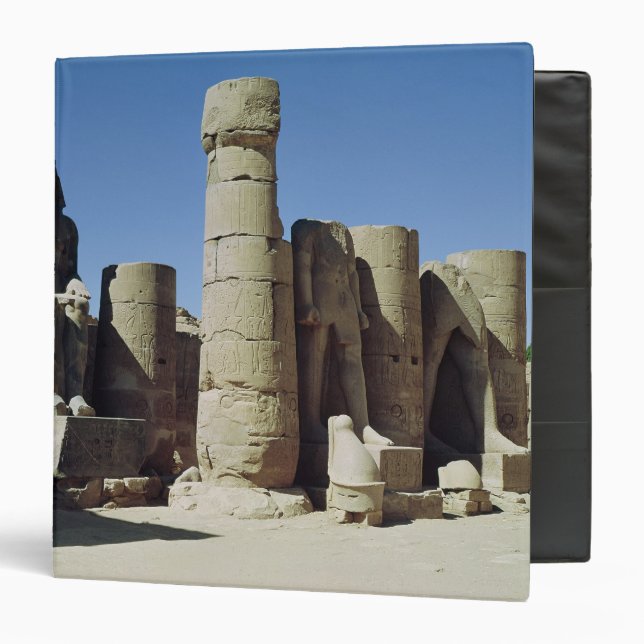 Seated statue of Ramesses II 3 Ring Binder (Front/Inside)