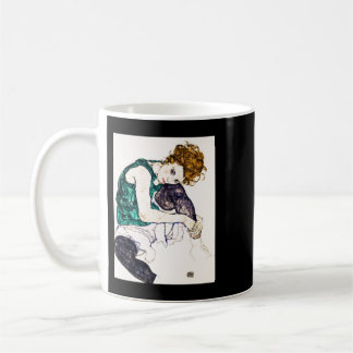 Seated Woman with Bent Knees by Egon Schiele Coffee Mug