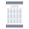 Seating Chart 15 Table 150 Guest Blue Chevron