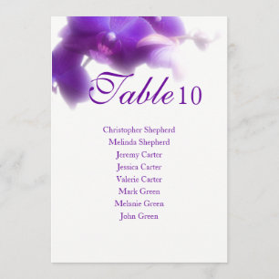 Seating Chart Card