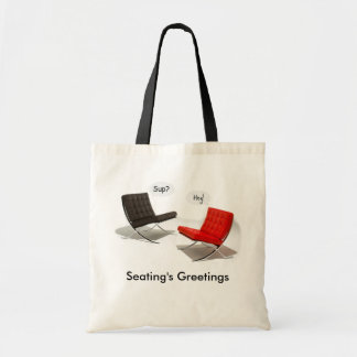 Seating's Greetings Tote Bag