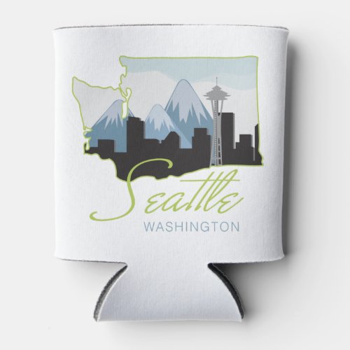 Seatle Washington Can Cooler