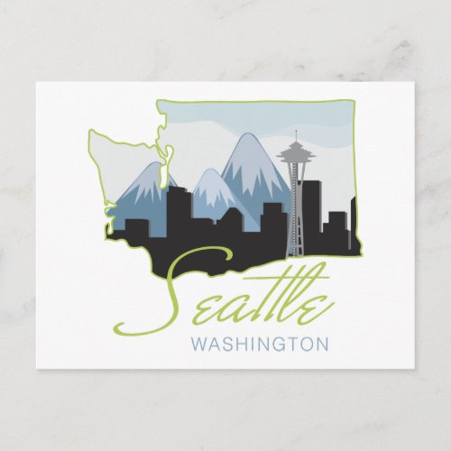 Seatle Washington Postcard