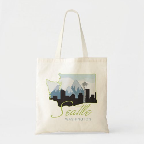 Seatle Washington Tote Bag