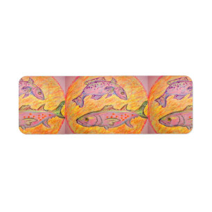 seatrout and spanish mackerel design label