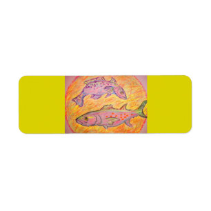 seatrout and spanish mackerel design label