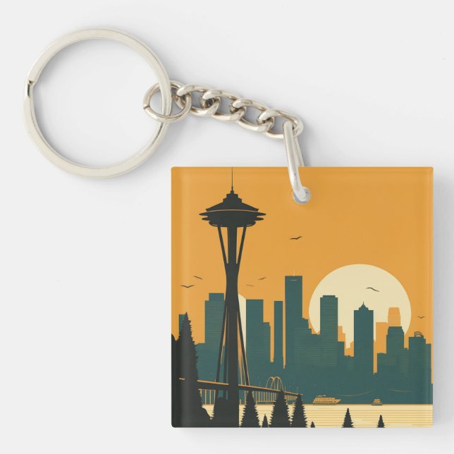 SEATTLE #1 KEYCHAIN (Front)