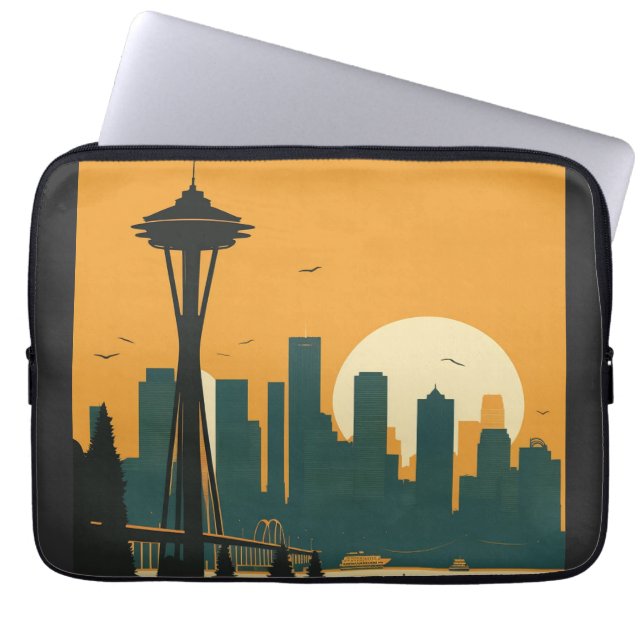 SEATTLE #1 LAPTOP SLEEVE (Front)