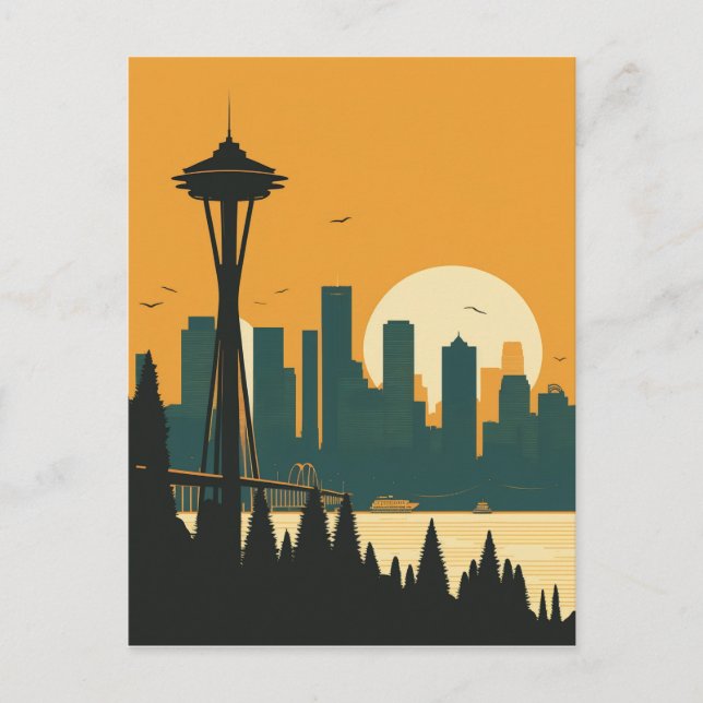 SEATTLE #1 POSTCARD (Front)