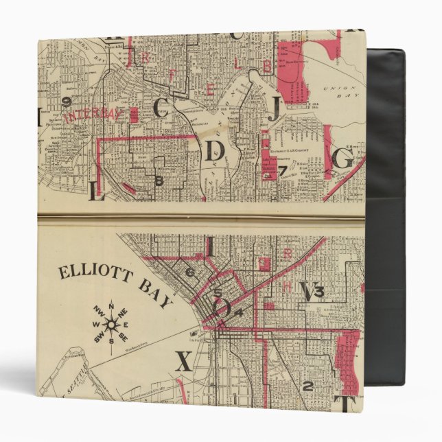 Seattle 3 Ring Binder (Front/Inside)