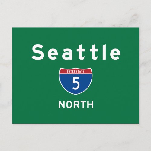 Seattle 5 postcard