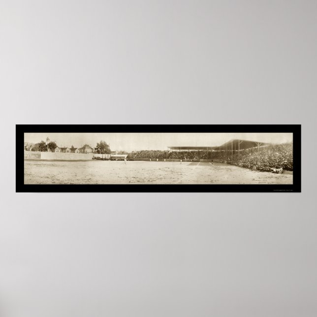 Seattle Baseball Park Photo 1907 Poster (Front)