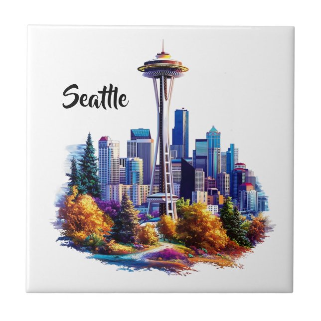 Seattle Ceramic Tile (Front)