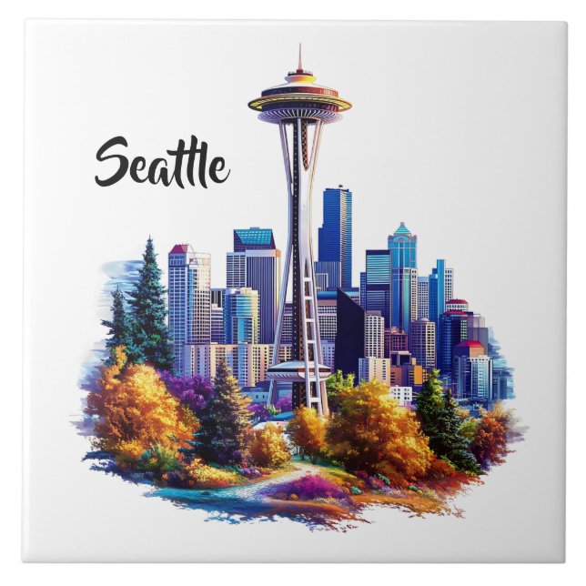 Seattle Ceramic Tile (Front)