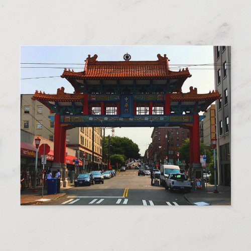 Seattle Chinatown Gate 1 Postcard