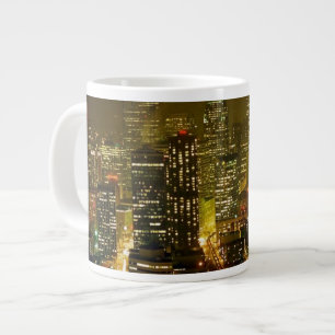 Seattle city view giant coffee mug