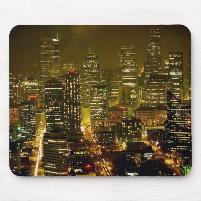 Seattle city view mouse pad (Front)