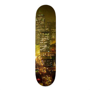 Seattle city view skateboard deck
