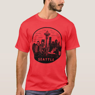 Seattle City Washington USA girl T-Shirt