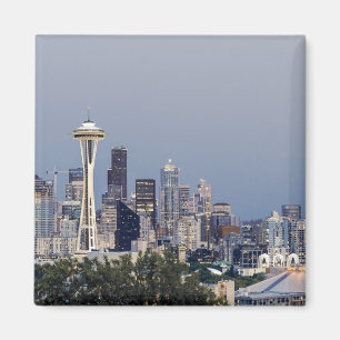 Seattle cityscape magnet