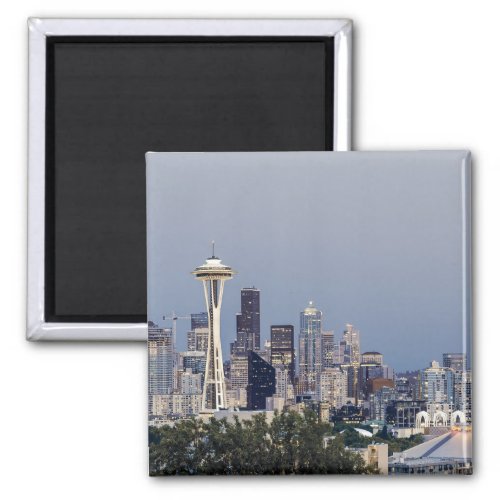 Seattle cityscape magnet