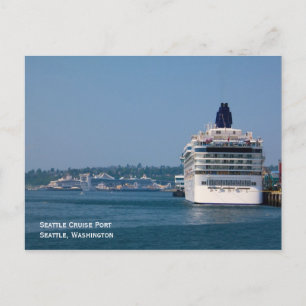 Seattle Cruise Port Postcard