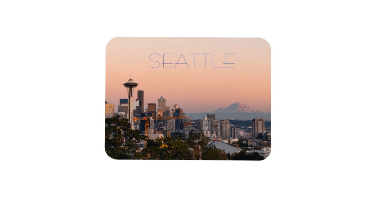 Seattle Day Magnet | Zazzle